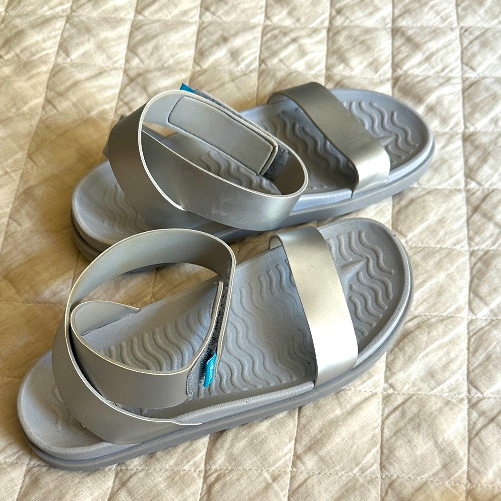 Native Silver Sandals for Women